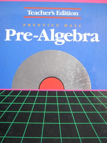 (image for) Pre-Algebra TE (TE)(H) by Davison, Landau, McCracken, & Thompson