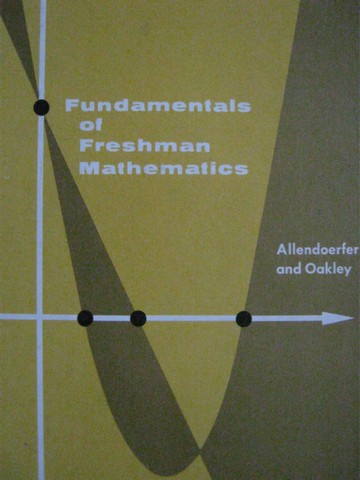 (image for) Fundamentals of Freshman Mathematics 2nd Edition (H)