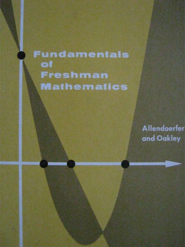 (image for) Fundamentals of Freshman Mathematics 2nd Edition (H)