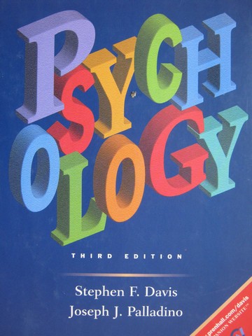 (image for) Psychology 3rd Edition (H) by Stephen Davis & Joseph Palladino