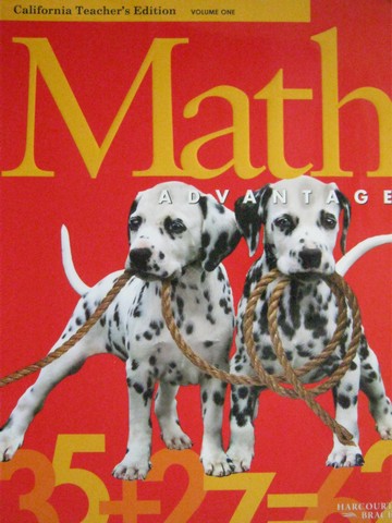 (image for) Math Advantage 2 TE Volume 1 (CA)(TE)(Spiral) by Burton,