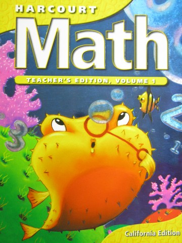 (image for) Harcourt Math 2 TE Volume 1 (CA)(TE)(Spiral) by Maletsky,