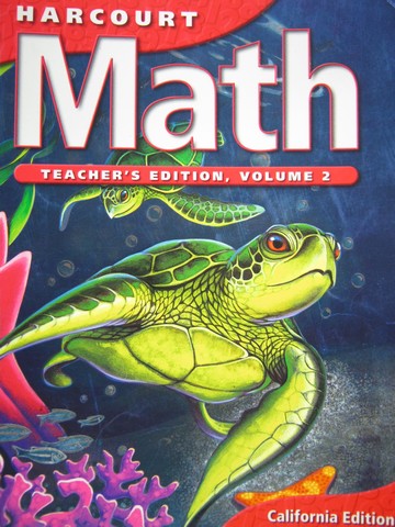 (image for) Harcourt Math 4 TE Volume 2 (CA)(TE)(Spiral) by Maletsky,