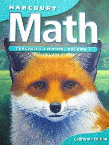 (image for) Harcourt Math 5 TE Volume 1 (CA)(TE)(Spiral) by Maletsky,