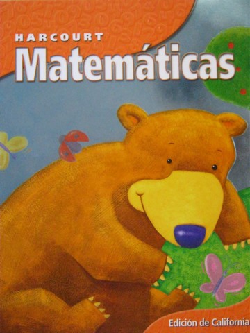 (image for) Harcourt Matematicas K Edicion de California (CA)(P)