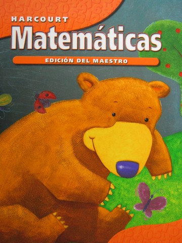 (image for) Harcourt Matematicas K TE (CA)(TE)(Spiral) by Maletsky,