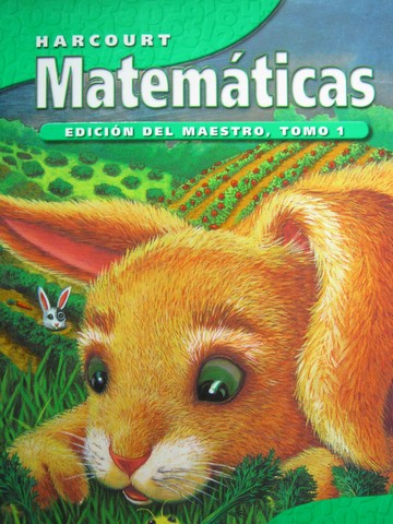 (image for) Harcourt Matematicas 1 TE Tomo 1 (CA)(TE)(Spiral) by Maletsky,
