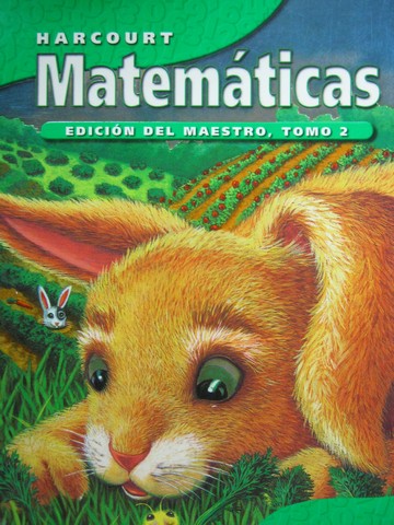 (image for) Harcourt Matematicas 1 TE Tomo 2 (CA)(TE)(Spiral) by Maletsky,