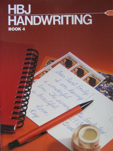 (image for) HBJ Handwriting 4 (P) by Johnson, Dunne, Kirk, Rocklage,