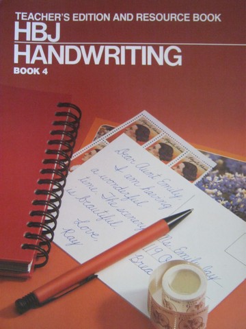(image for) HBJ Handwriting 4 TE (TE)(Wiro) by Johnson, Dunne, Kirk,