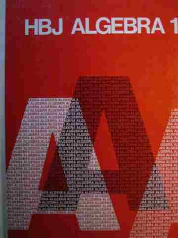 (image for) HBJ Algebra 1 (H) by Arthur F Coxford & Joseph N Payne