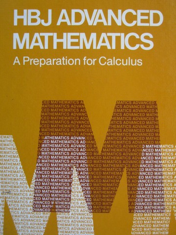(image for) HBJ Advanced Mathematics A Preparation for Calculus (H)