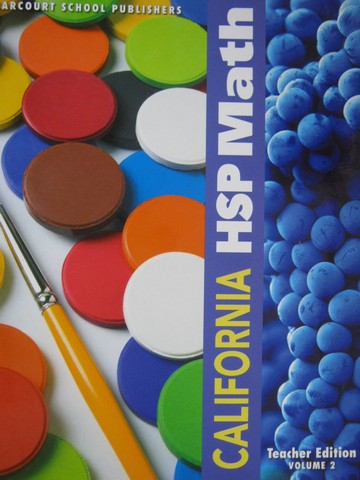 (image for) California HSP Math 1 TE Volume 2 (CA)(TE)(Spiral) by Maletsky,