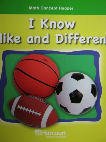 (image for) Math Concept Reader I Know Alike & Different (P) by Nations