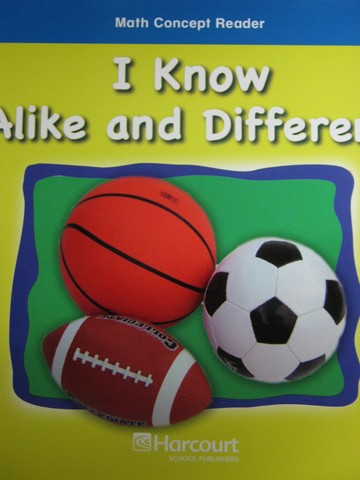 (image for) Math Concept Reader I Know Alike & Different (P) by Susan Nations