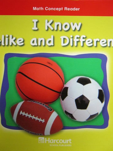 (image for) Math Concept Reader I Know Alike & Different (P) by Nations