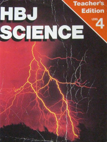 (image for) HBJ Science Orange 4 TE (TE)(Spiral) by Cooper, Blackwood,