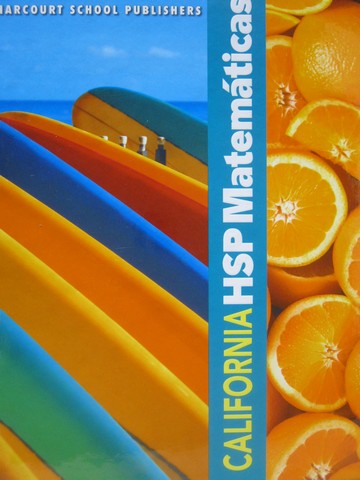 (image for) California HSP Matematicas 3 (CA)(H) by Maletsky, McLeod,