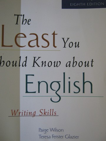 (image for) Least You Should Know About English Writing Skills A 8e (P)