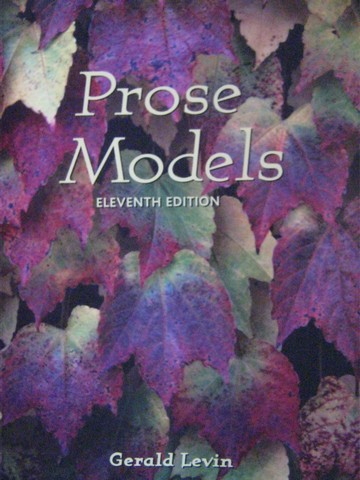 (image for) Prose Models 11th Edition (P) by Gerald Levin