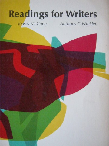 (image for) Readings for Writers (P) by Jo Ray McCuen & Anthony C Winkler