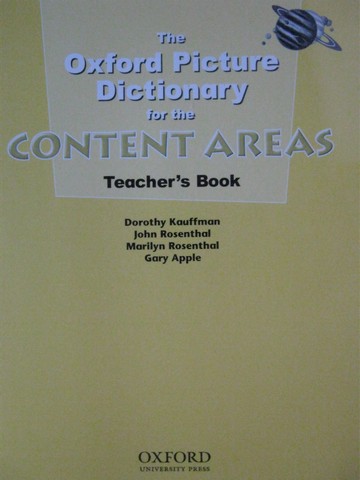 (image for) Oxford Picture Dictionary for the Content Areas TB (TE)(Spiral)