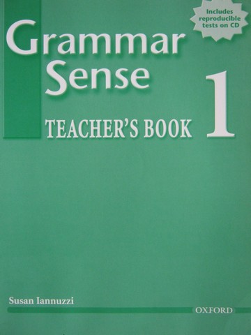 (image for) Grammar Sense 1 Teacher's Book (TE)(P) by Susan Iannuzzi
