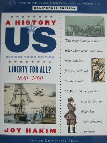 (image for) A History of US Revised 3rd Edition Book 5 (CA)(H) by Joy Hakim