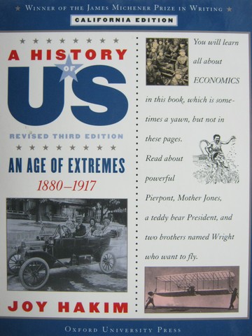 (image for) A History of US Revised 3rd Edition Book 8 (CA)(H) by Joy Hakim