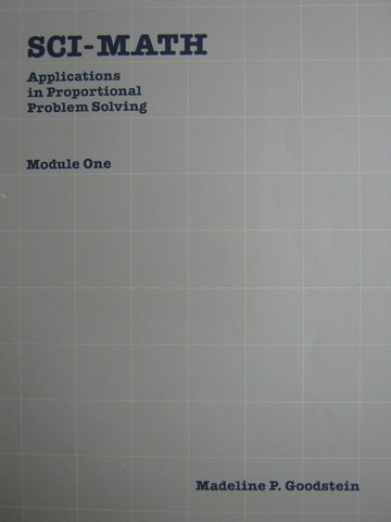 (image for) Sci-Math Module 1 (P) by Madeline P Goodstein