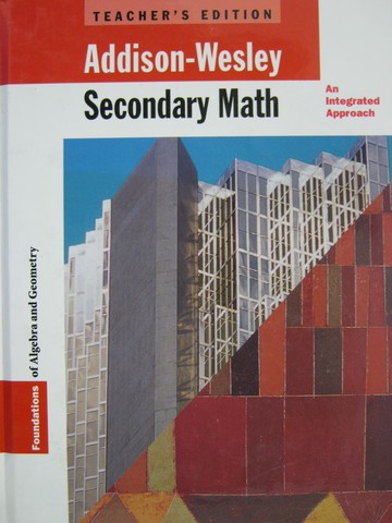 (image for) Foundations of Algebra & Geometry TE (TE)(H) by Seeley,