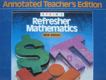 (image for) Stein's Refresher Mathematics New Edition ATE (TE)(H) by Stein