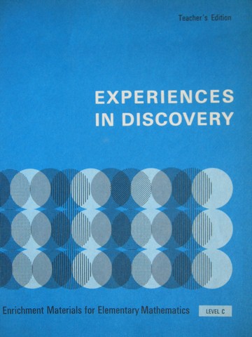 (image for) Experiences in Discovery Level C TE (TE)(P) by Paul R Trafton