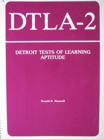 (image for) DTLA-2 Examiner's Manual (Spiral)
