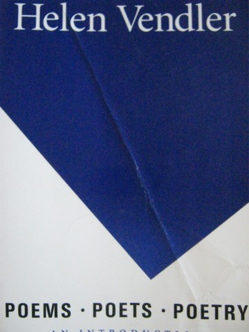 (image for) Poems Poets Poetry 2nd Edition (P) by Helen Vendler