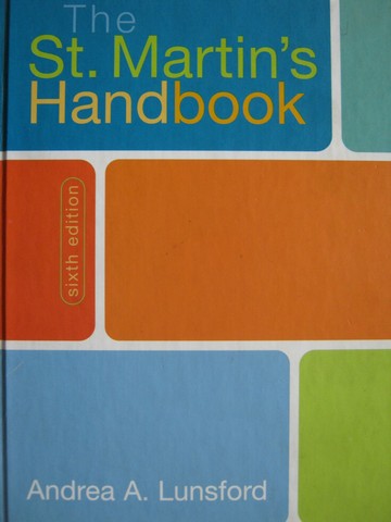 (image for) St. Martin's Handbook 6th Edition (H) by Andrea A Lunsford