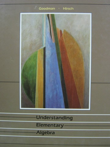 (image for) Understanding Elementary Algebra (H) by Goodman & Hirsch