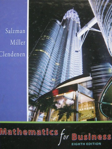 (image for) Mathematics for Business 8th Edition (H) by Salzman, Miller,