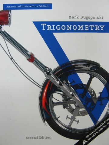 (image for) Trigonometry 2nd Edition AIE (TE)(H) by Mark Dugopolski
