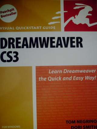 (image for) Visual Quickstart Guide Dreamweaver CS3 (P) by Negrino