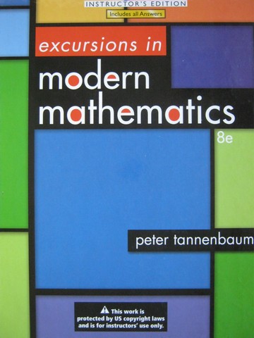 (image for) Excursions in Modern Mathematics 8th Edition IE (TE)(H)(S)
