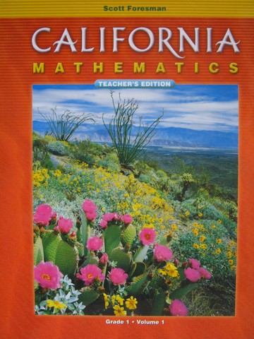 (image for) California Mathematics 1 TE Volume 1 (CA)(TE)(Spiral)