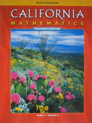 (image for) California Mathematics 1 TE Volume 2 (CA)(TE)(Spiral)
