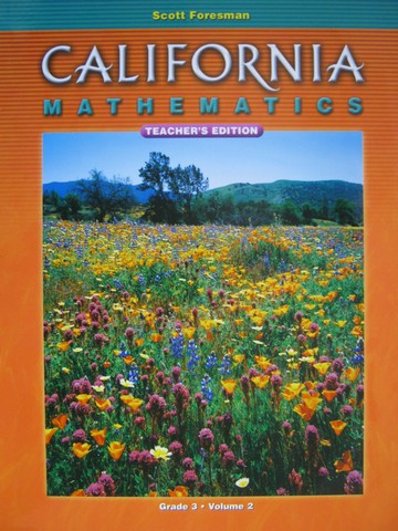 (image for) California Mathematics 3 TE Volume 2 (CA)(TE)(Spiral)