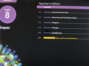 (image for) enVision Math California 5 Topic 8 TE (CA)(TE)(P)