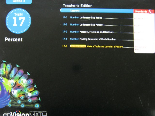 (image for) enVision Math California 5 Topic 17 TE (CA)(TE)(P)
