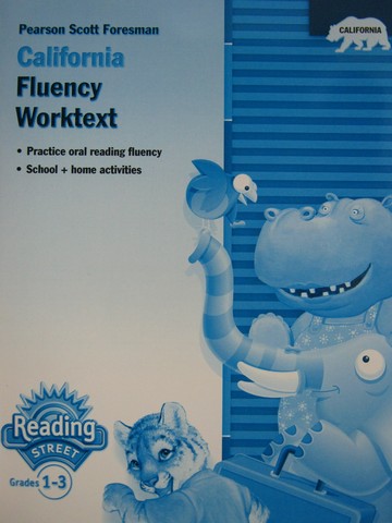 (image for) Reading Street 1-3 Fluency Worktext (CA)(P)