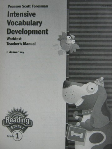 (image for) Reading Street 1 Intensive Vocabulary Development Worktext TM(P)