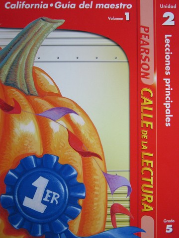 (image for) Calle de la Lectura 5.2 California TE Volumen 1 (CA)(TE)(Spiral)