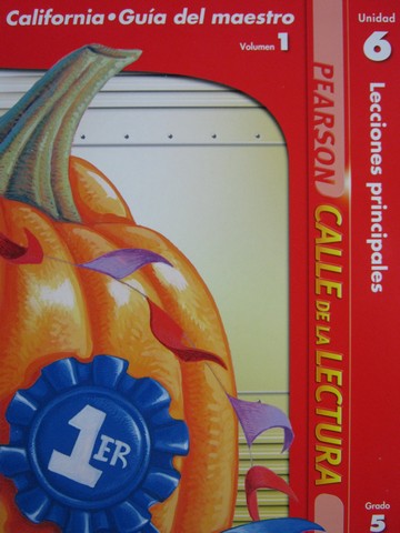 (image for) Calle de la Lectura 5.6 California TE Volumen 1 (CA)(TE)(Spiral)